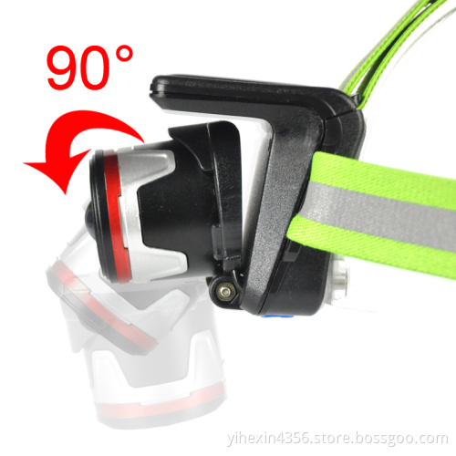 Boruit Solar Led Headlamp CREE XPE 4 Modes Rechargeable Torch